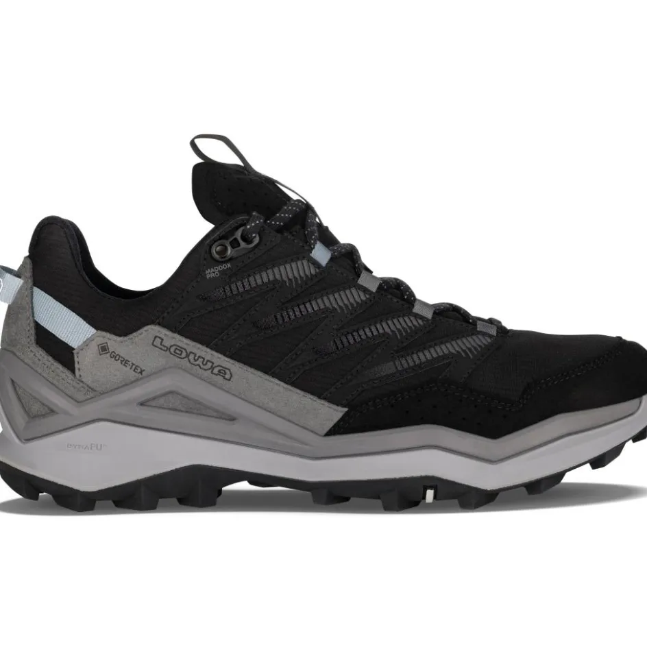 Lowa Wandelen|Wandelschoenen*Maddox Pro GTX Lo Ws Wide wandelschoenen dames black grey