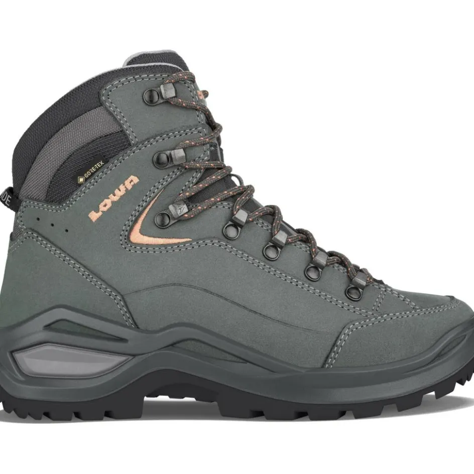 Lowa Wandelen|Wandelschoenen*Renegade Evo GTX Mid Ws wandelschoenen dames graphite apricote
