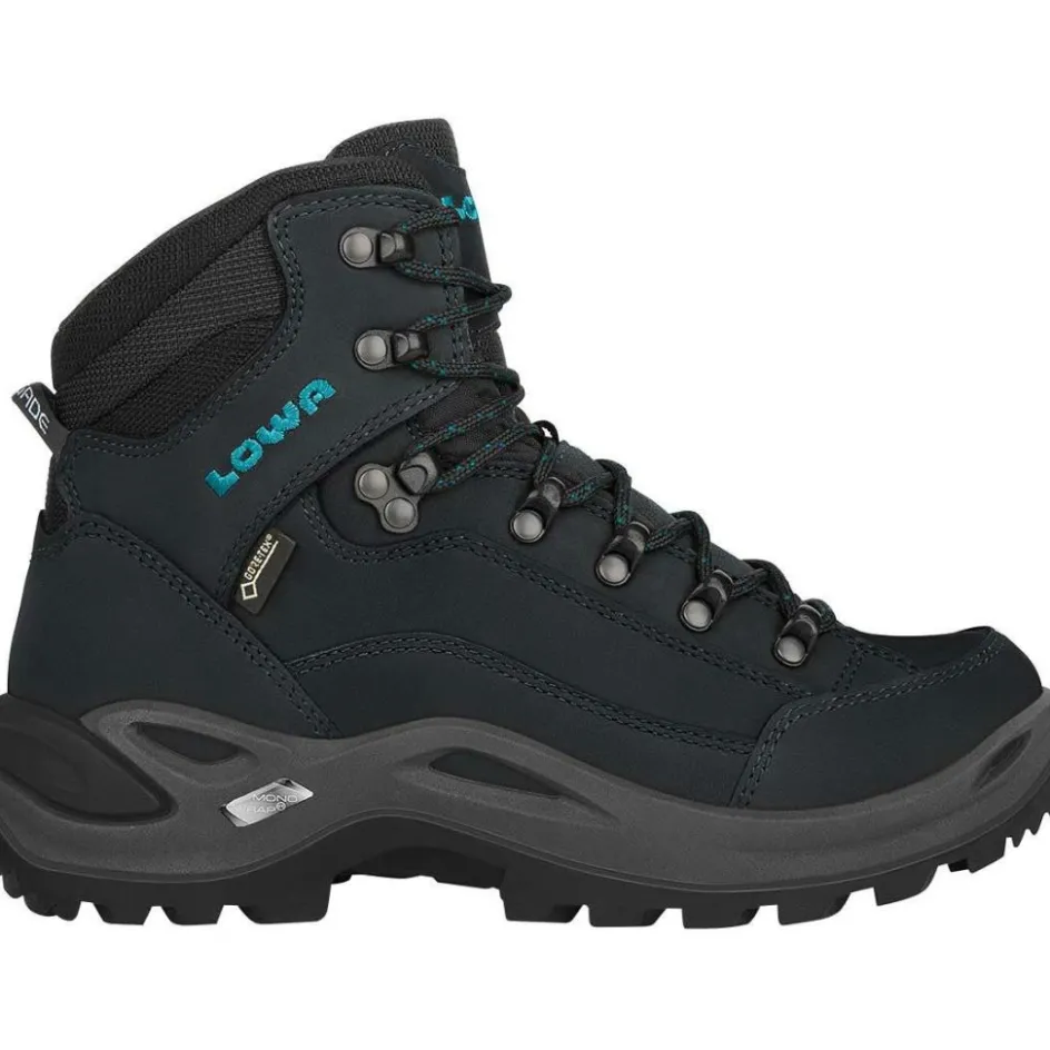 Lowa Wandelen|Wandelschoenen*Renegade GTX Mid wandelschoenen dames asphalt turquoise