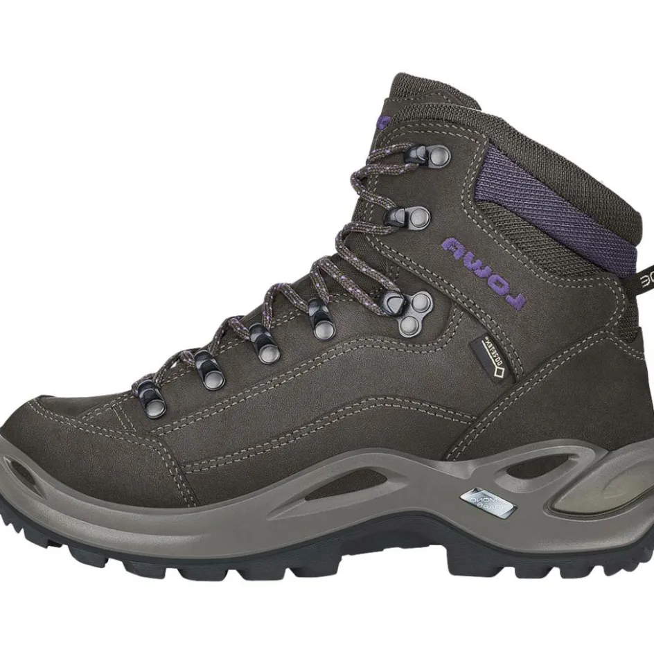 Lowa Wandelen|Wandelschoenen*Renegade GTX Mid Ws wandelschoenen dames slate blackberry