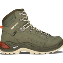 Lowa Wandelen|Wandelschoenen*Renegade GTX Mid Ws wandelschoenen dames greygreen panna