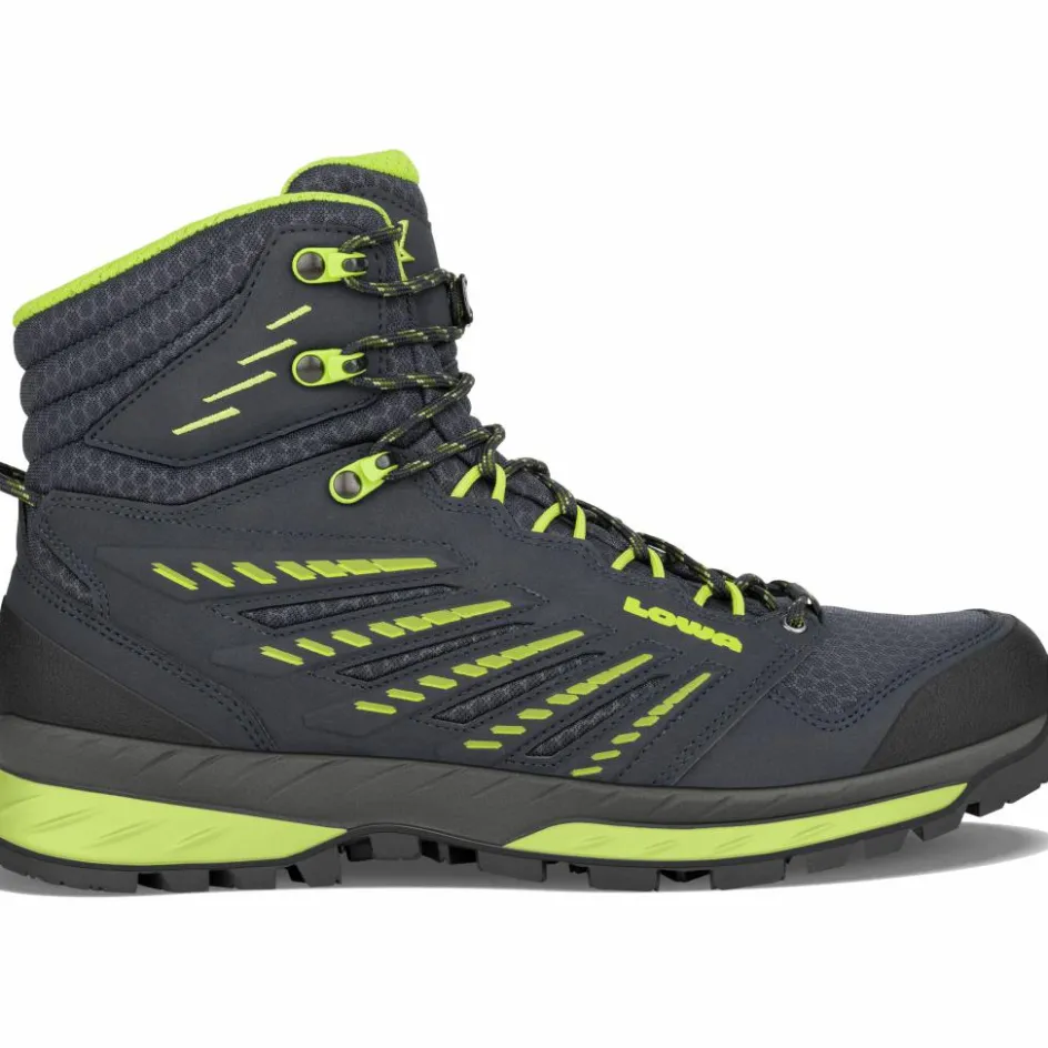 Lowa Wandelen|Wandelschoenen*Trek Evo GTX Mid bergschoenen heren navy lime