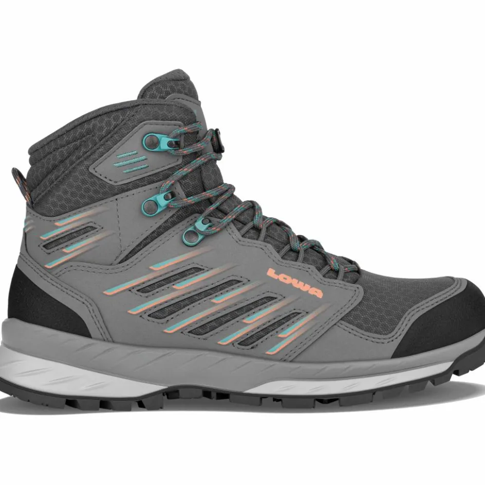 Lowa Wandelen|Wandelschoenen*Trek Evo GTX Mid Ws bergschoenen dames grey arctic