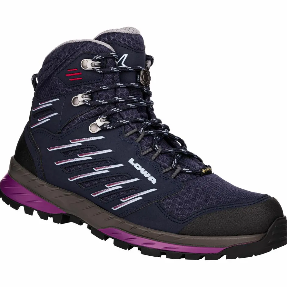 Lowa Wandelen|Bergschoenen*Trek Evo GTX Mid Ws bergschoenen dames navy berry