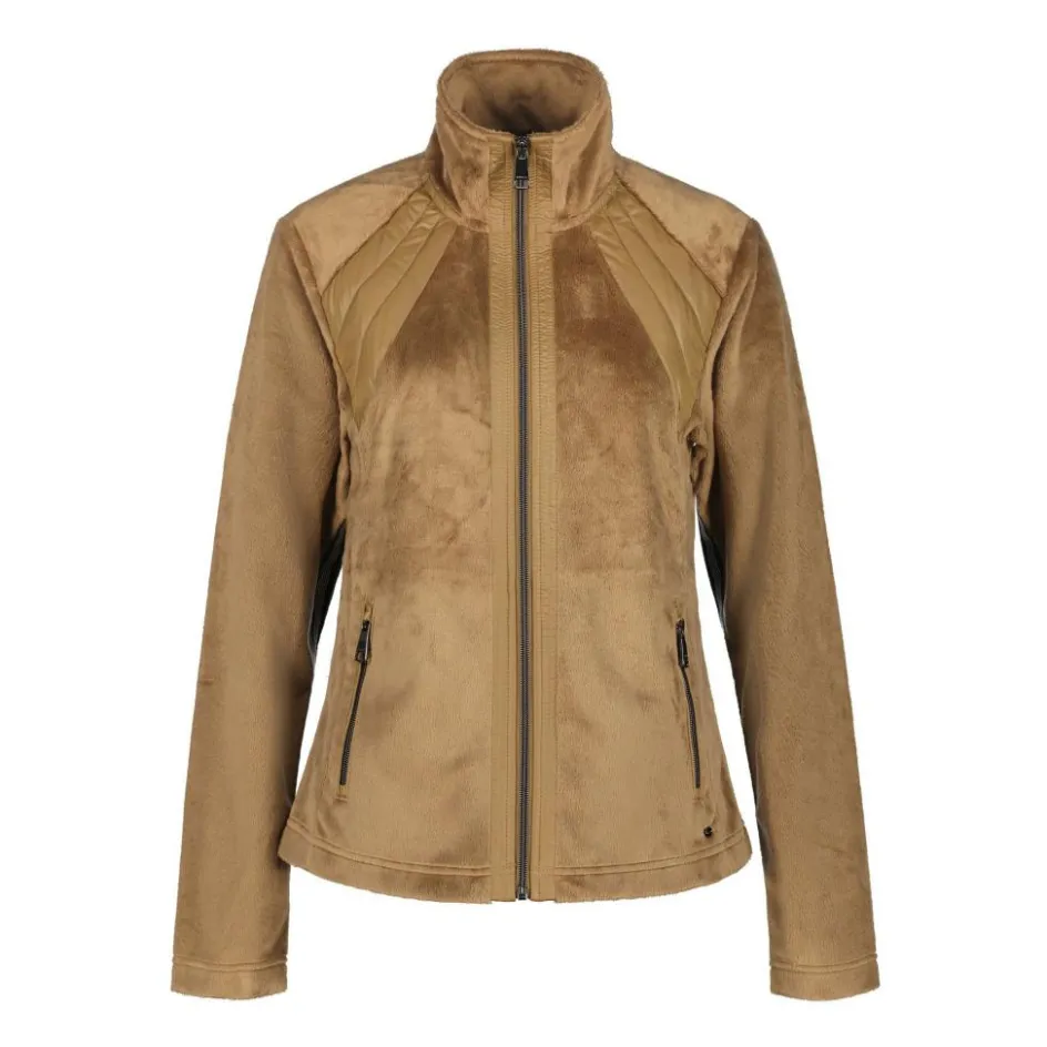 Luhta Ski Vesten|Wintersport*Altovaara fleece vest dames brown