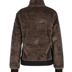 Luhta Ski Vesten|Wintersport*Isolahti fleece vest dames dark brown