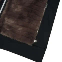 Luhta Ski Vesten|Wintersport*Isolahti fleece vest dames dark brown