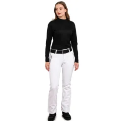 Luhta Skibroeken|Wintersport*Joentaus softshell skibroek dames white