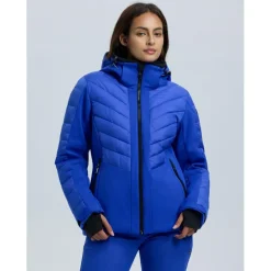 Luhta Ski Jassen|Wintersport*Mallatunturit softshell winterjas dames blue