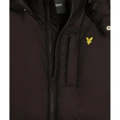 Lyle & Scott Jassen* Ripstop Quilted Puffer jas junior jet black