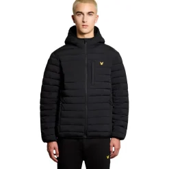 Lyle & Scott Jassen* Sports Lightweight Puffer jas heren jet black