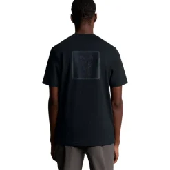 Lyle & Scott Shirts, Polo's & Blouses* Sports Tonal Logo shirt heren dark navy