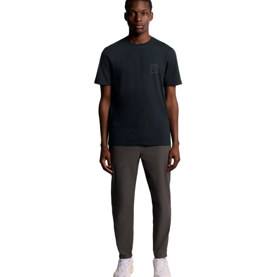 Lyle & Scott Shirts, Polo's & Blouses* Sports Tonal Logo shirt heren dark navy