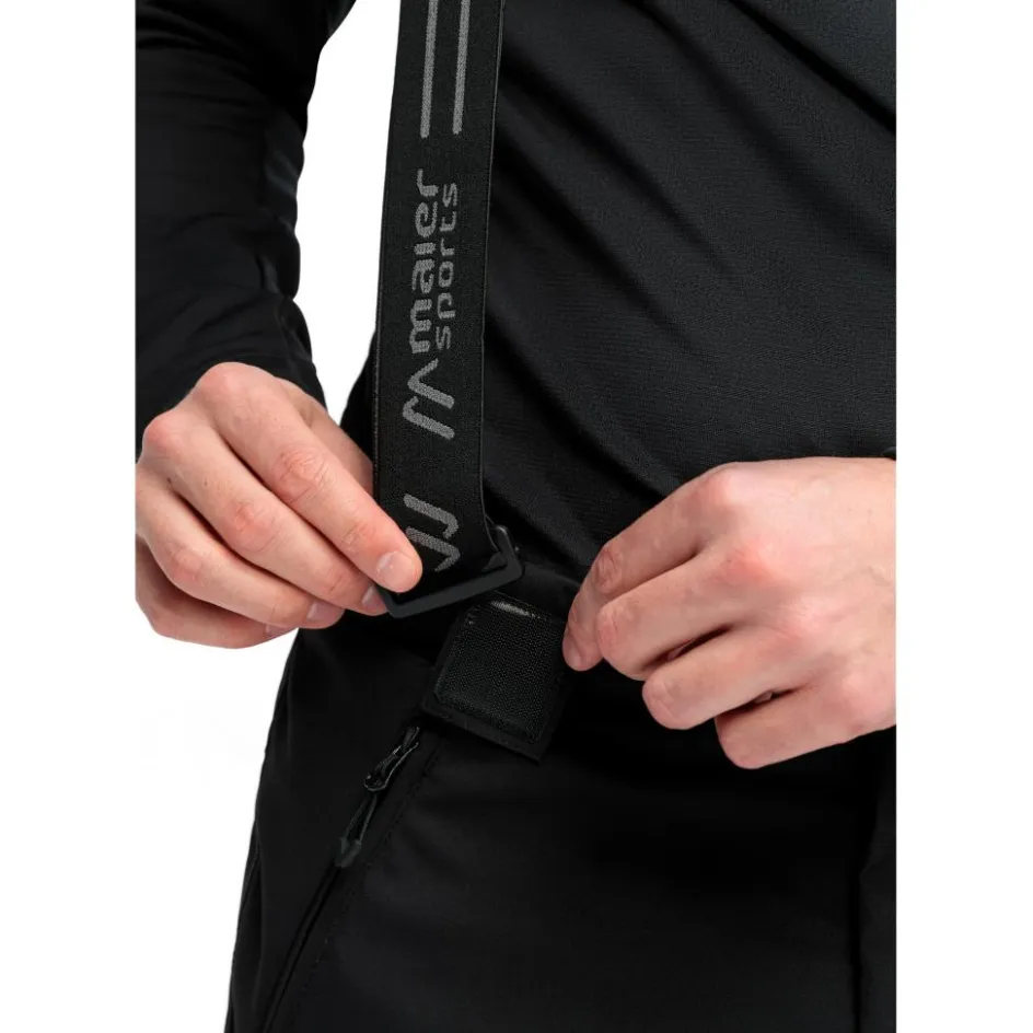 Maier Sports Skibroeken|Wintersport* ANTON SLIM 2.0 skibroek heren black