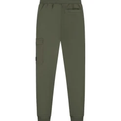 Malelions Broeken*Nylon Pocket joggingbroek junior moss green