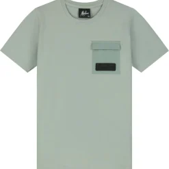 Malelions Shirts, Polo's & Blouses*Nylon Pocket shirt junior agave green