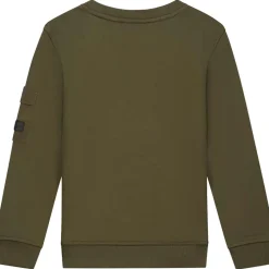 Malelions Truien & Vesten*Nylon Pocket sweater junior moss green