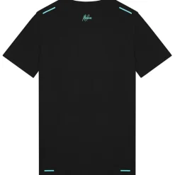 Malelions Shirts, Polo's & Blouses*Sport Counter shirt heren black turquoise