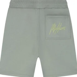 Malelions Broeken*Striped Signature short junior agave green