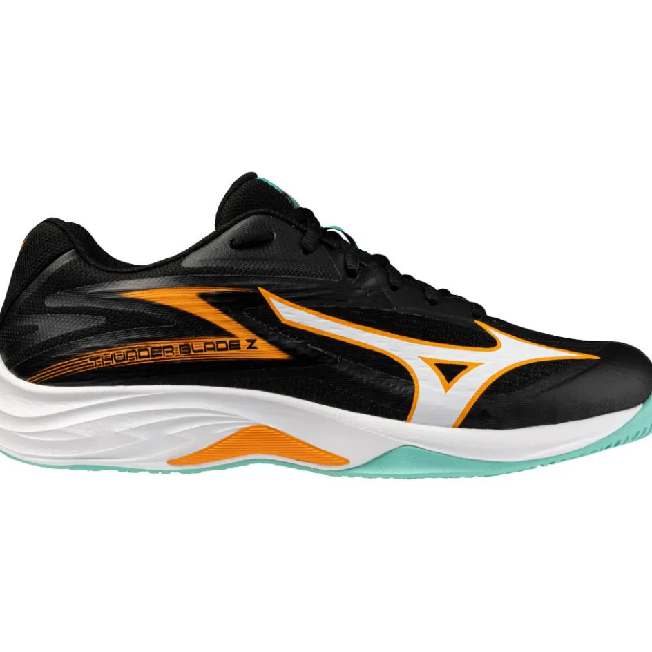 Mizuno Indoorschoenen*Thunder Blade Z indoorschoenen heren black tangelo icegreen