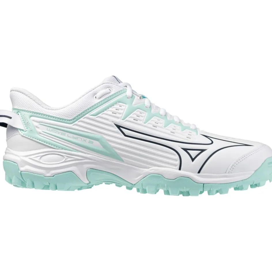 Mizuno Hockeyschoenen*Wave Lynx 2 hockeyschoenen dames white blue tint