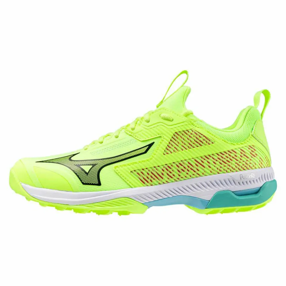 Mizuno Hockeyschoenen*Wave Panthera 2 hockeyschoenen neo lime black splish splash