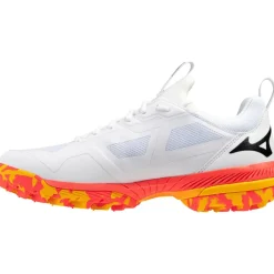 Mizuno Hockeyschoenen*Wave Panthera 2 hockeyschoenen heren white fiery coral 2 citrus