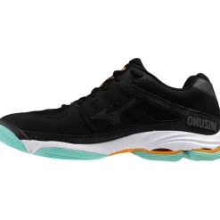 Mizuno Indoorschoenen*Wave Voltage 2 indoorschoenen heren black tangelo icegreen