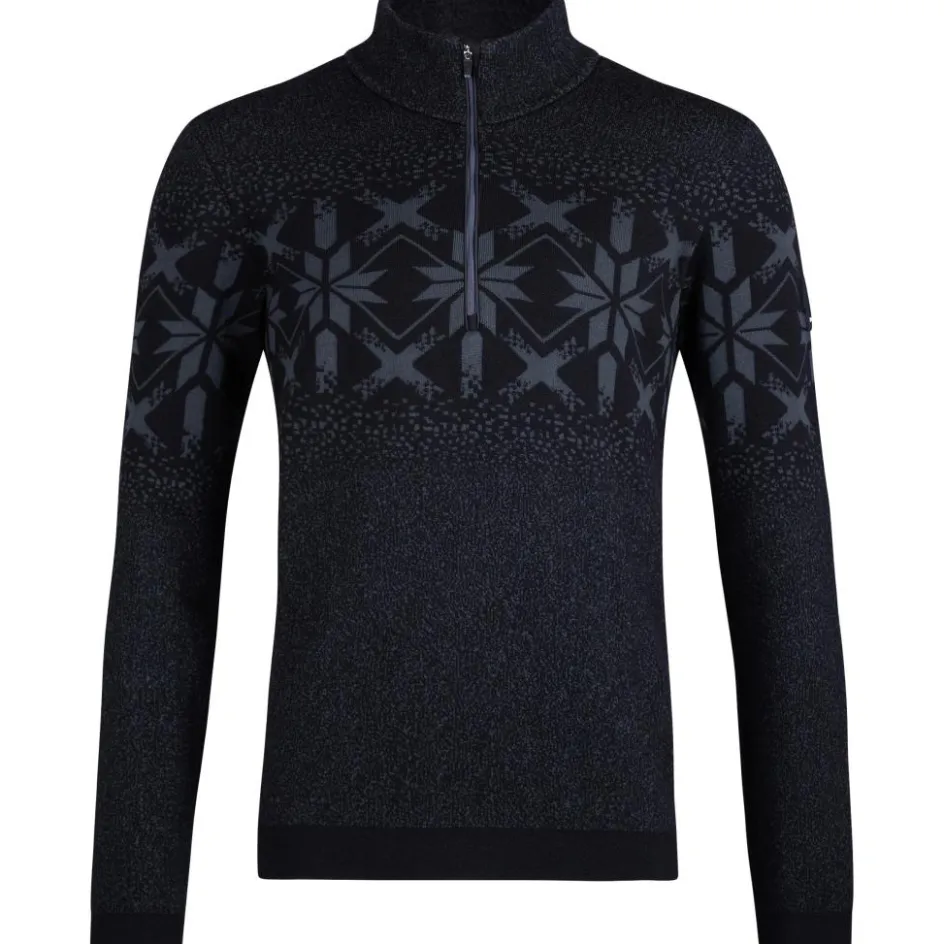 Newland Skipullies|Wintersport*Courmayeur skipully heren black dark grey