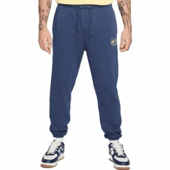 Nike Broeken*Club FT Bolt joggingbroek heren midnight navy  lightening