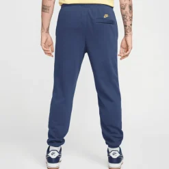 Nike Broeken*Club FT Bolt joggingbroek heren midnight navy  lightening