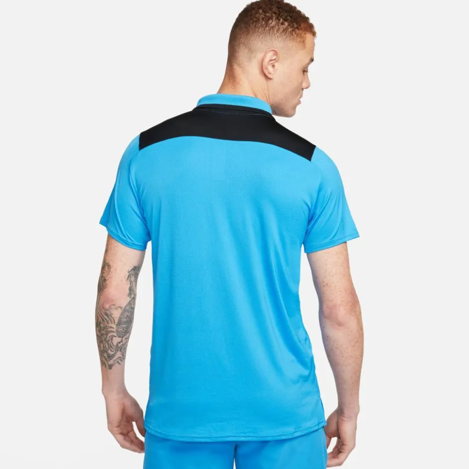 Nike Tenniskleding*Court Advantage tennispolo heren photo blue