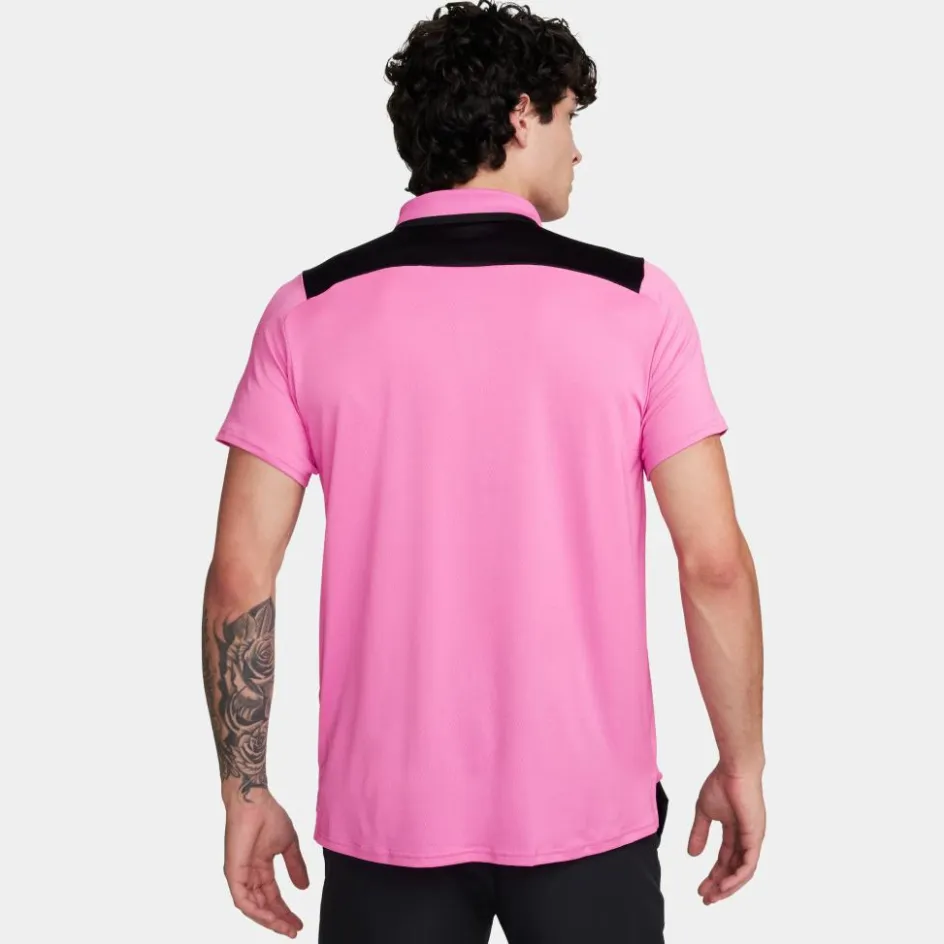 Nike Tenniskleding*Court Advantage tennispolo heren playful pink