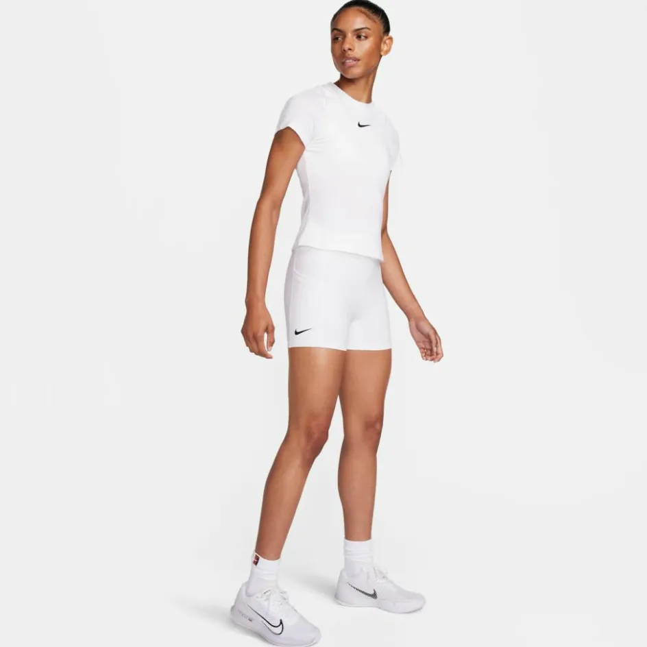 Nike Tenniskleding*Court Advantage tennisshort dames white