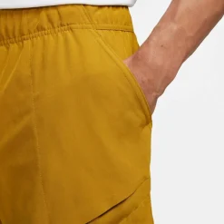 Nike Tenniskleding*Court Dri-FIT Advantage tennisshort heren bronzine lime blast white