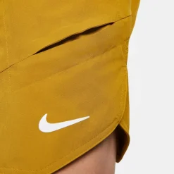 Nike Tenniskleding*Court Dri-FIT Advantage tennisshort heren bronzine lime blast white