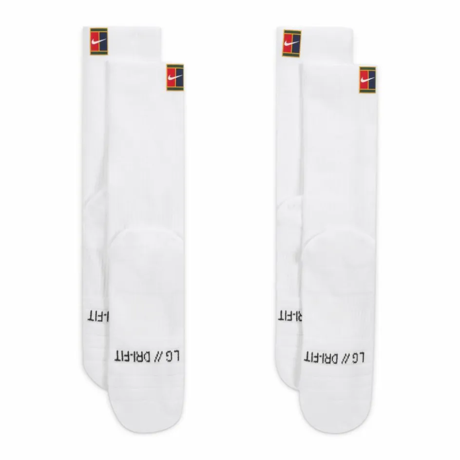 Nike Tenniskleding*Court Multiplier Cushioned tennissokken heren white