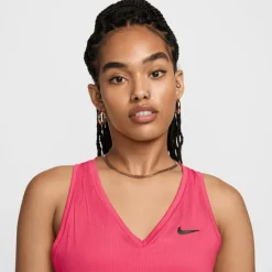 Nike Tenniskleding*Court Victory tennis tanktop dames aster pink black