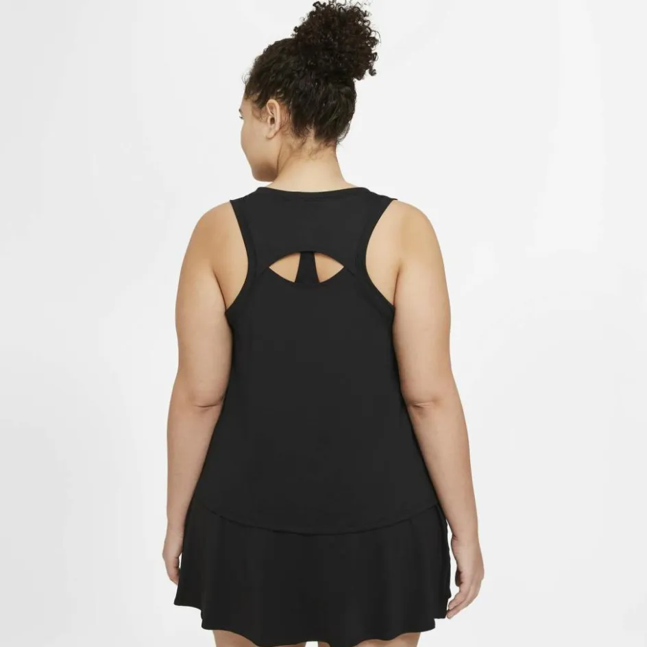 Nike Tenniskleding*Court Victory tennis tanktop dames black white
