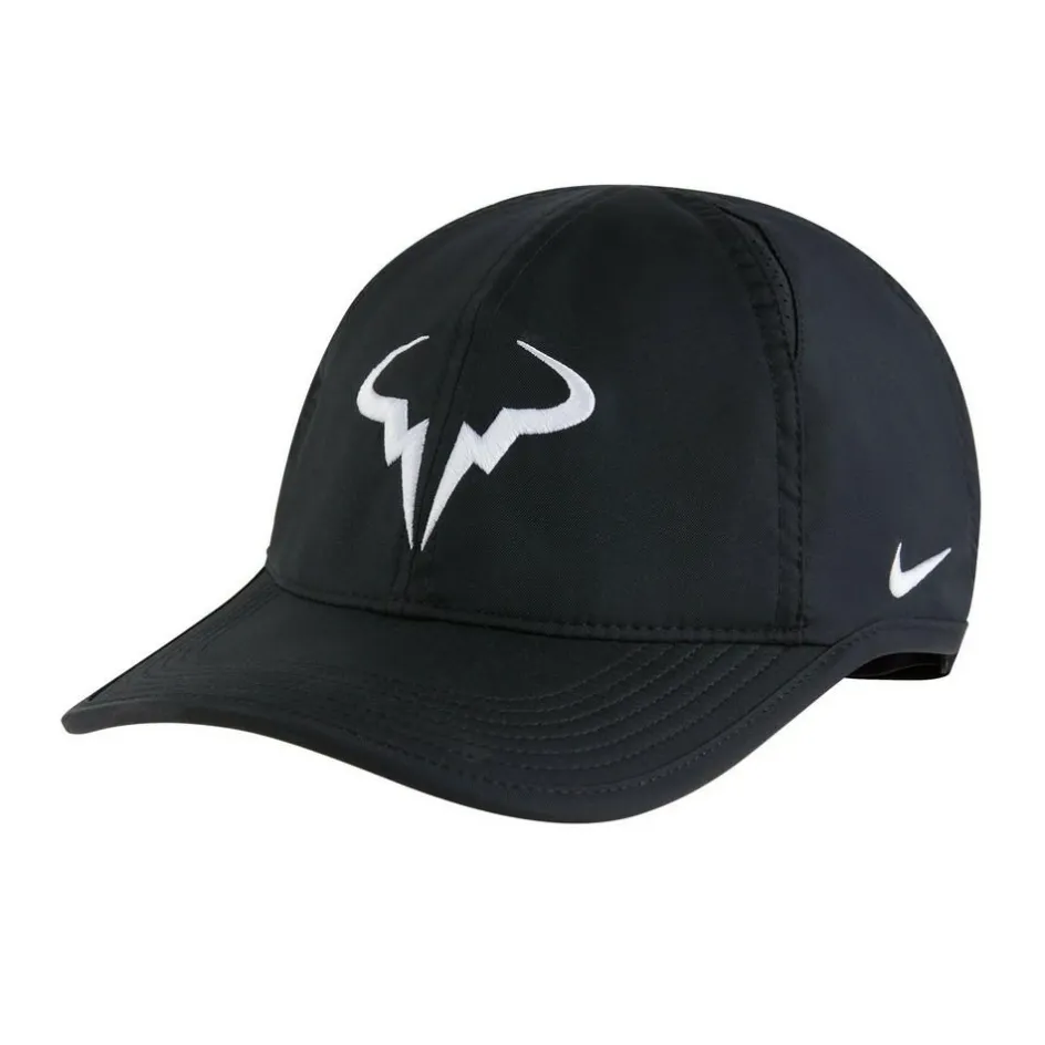 Nike Tenniskleding*Dri-FIT Club Unstructured Rafa pet black white