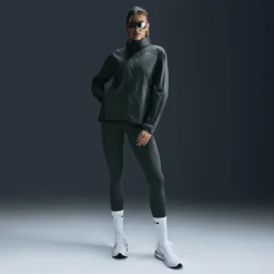 Nike Hardloopkleding*Fast Repel hardloopjack dames vintage green black