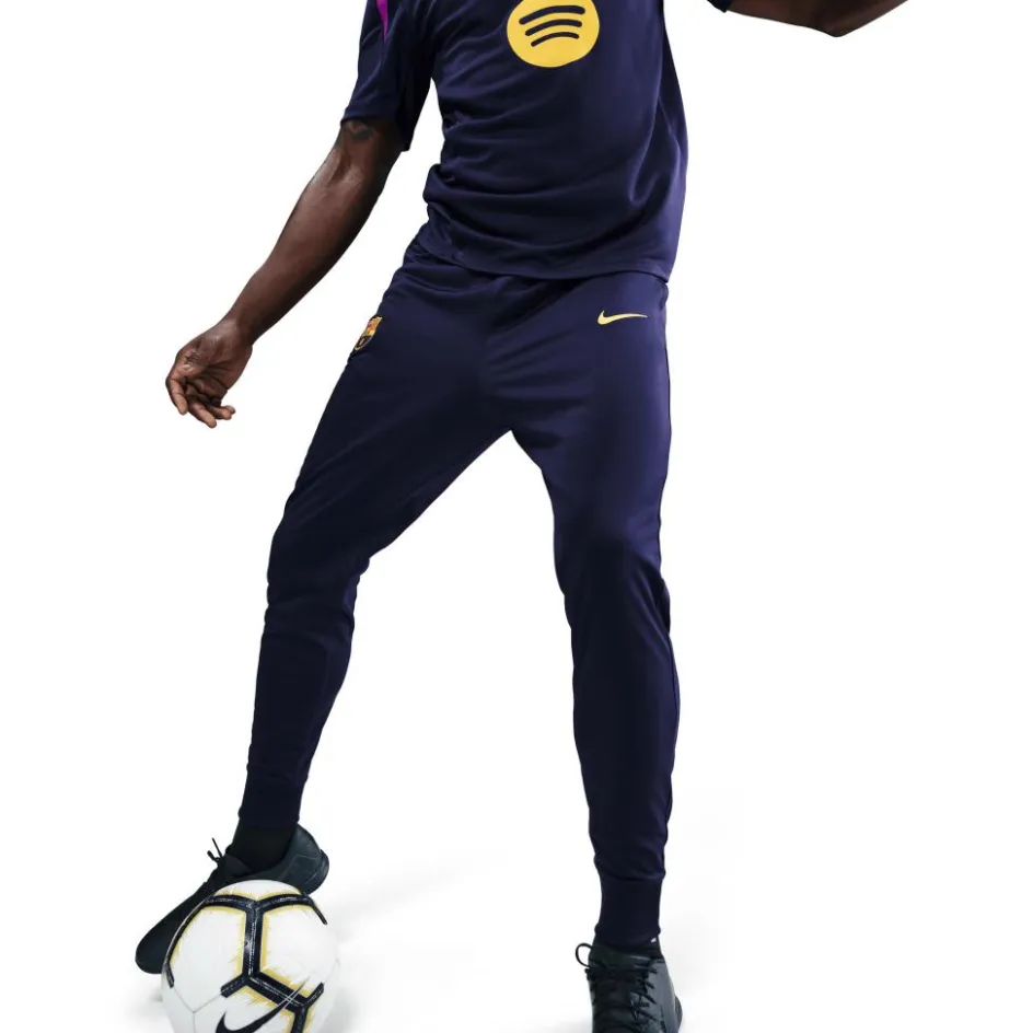 Nike Voetbalkleding*FC Barcelona Strike trainingsbroek heren purple imperial purple midwest gold