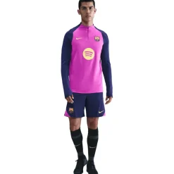 Nike Voetbalkleding*FC Barcelona Strike trainingsshirt heren purple vivid purple midwest gold