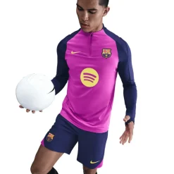 Nike Voetbalkleding*FC Barcelona Strike trainingsshirt heren purple vivid purple midwest gold