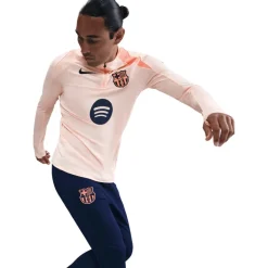 Nike Voetbalkleding*FC Barcelona Strike trainingsshirt heren crimson tint bright mango midnight navy