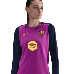 Nike Voetbalkleding*FC Barcelona Strike trainingsshirt dames purple vivid purple midwest gold