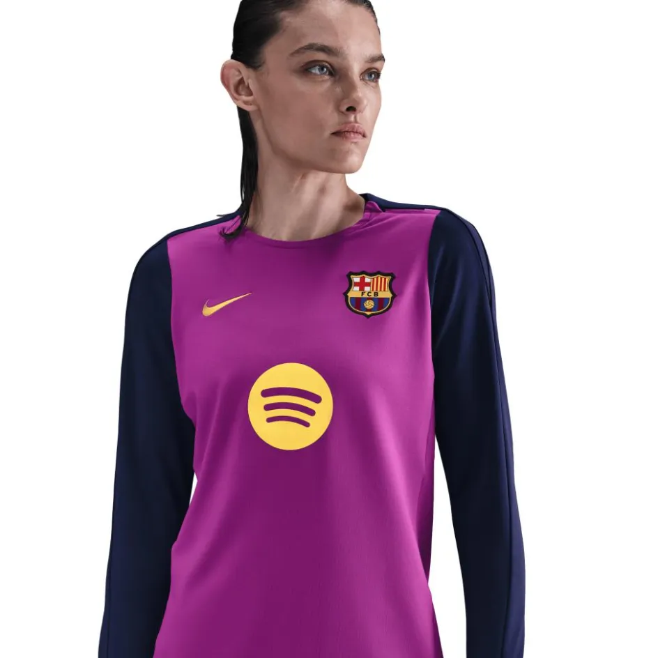 Nike Voetbalkleding*FC Barcelona Strike trainingsshirt dames purple vivid purple midwest gold