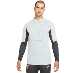 Nike Voetbalkleding*Liverpool FC Strike Winter Warrior trainingsshirt heren wolf grey anthracite chrome yellow