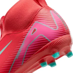 Nike Voetbalschoenen*Mercurial Superfly 10 Academy FG AG voetbalschoenen junior ember glow aurora green