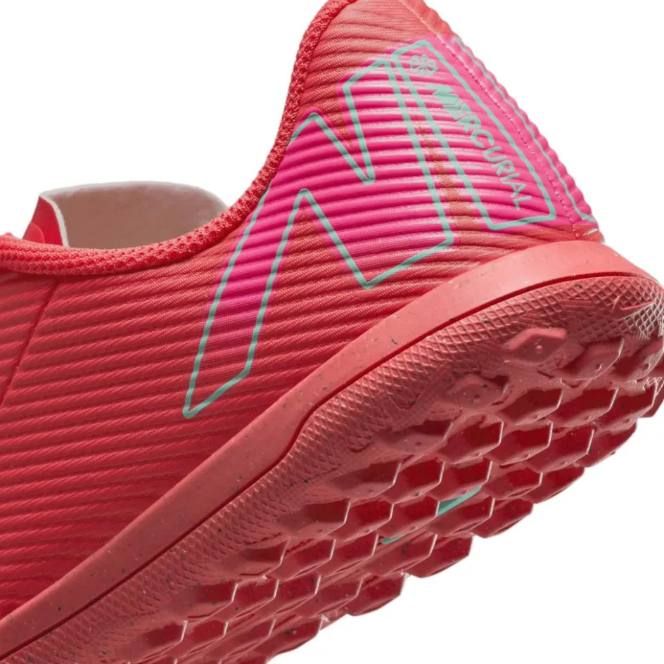 Nike Voetbalschoenen*Mercurial Vapor 16 Club TF voetbalschoenen junior ember glow aurora green